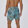 Pantanos cortos para hombres nadador de moda para hombres pantalón corto playa casual estampado pantalón suelto para hombres troncos sin malla