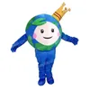 Halloween Earth Mascot Costume Najwyższa jakość kreskówka Plush Anime Posta