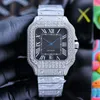 Женские часы Montre de luxe, 40 мм, 8215, автоматический механический механизм, стальной корпус, красочные часы с бриллиантами, роскошные часы, наручные часы
