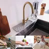 Mutfak Musluk Emici Mat Aletleri Lavabo Sıçrama Muhafızları Silikon Musluklar Sıçrama Catcher Tezgah Koruyucu Banyo Gadgets FY3781 SS0114