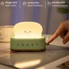 Night Lights Children Light USB Charging Bread Maker Bedroom Decor Dimming Emotional Timing Mood Sleeping LampsNight