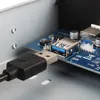 HUBS USB-poorten 3.0 Spliters op de voorpaneel Hub PCI Express PCI-E-kaartadapter 5.25 "Expansiebaai voor PC ComputerUSB