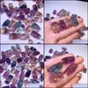 Charmes Schmuck Befunde Komponenten pc nat￼rliche s￼￟e Regenbogen Fluorit Cicaden Anh￤nger Mode machen kristallgeschnitzte Tier Figur Gabe f￼r
