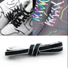 120140160cm Holographic Reflective Shoelace Rope Women Men Glowing In Dark Shoe Laces For Sneakers Sport Shoes Rope Bootlaces 220713
