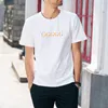 Nowe męskie t-shirty 2022 letnie markowe ubrania modne litery drukuj miłośnicy z krótkim rękawem luksusowe bawełniane koszulki Streetwear Casual męskie koszulki damskie T-shirt topy