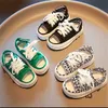 Barn sandal ny stil sommar baby pojkar flickor duk sneakers antiskid barn löparskor sport strandsko