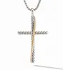 Colliers Dy Designer Femmes Collier Hommes De Luxe Amulette Pendentif Populaire Tournesol Plein Diamant Étoile Marque Rétro Classique Couple248S