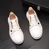 Luxury Designer Wedding Dress Party Shoes Lace Up Thick Bottom White Casual Sneakers Spring Autumn Round Toe Vulcanized Business Driving Walking Loafers