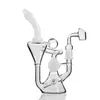 Mini Beker Bongs Hookahs Glass Roken Pipe Oil DAB Rigs Recycler