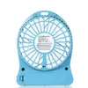 Portátil USB Mini Fan Desk LED LED FABRES DE REFRIGENDO 3 VELOCIDADE RECRILER RECHARGELECIDO PARA OFICIENTO LAPTOP DE NOTEBOOL DO HOME DO OFIE