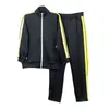 Mäns Tracksuits Palm Fashion Trend Side Stripes Par Sportkläder Casual Suits Angels 23