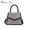 Luxury Women Handbags For Women Diamond Bling Pu Leather Mini Tote Women Shoulder Bag High Quality Crossbody Bag Flap Design X220331