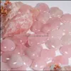 Steen losse kralen sieraden natuurlijke roze kristal ornamenten gesneden 30x12 mm hart chakra reiki genezing kwarts mineraal tuimeld gemsto dhmok