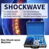 Chockwave Slimming Massager Machine Shock Wave Fysioterapiutrustning för erektil dysfunktion ED Behandling kropp cellulitreduktion smärtlindring aluminiumfodral