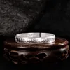 Bangle modieuze mannen en vrouwen retro S925 verzilverde schrift olifant etnische stijl persoonlijkheid open armbanden sz0154Bangle kent22