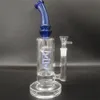 10 inches Blue Glass Water Pipe Bong Hookah Pipes Bongs Waterpipe 14mm Bowl