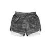 Style Mens Beach Short 100% Polyester Double Side Tight Sport Fitness Wear Short Pants 220701