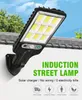 Potężna Solar Street Light Outdoor Lampa Zasilana Ściana Sunlight Wodoodporna PIR Czujnik ruchu Światło do ogrodu