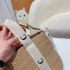 Bolso de rafia Bolso de mujer Bolso de paja Woody Hobo Bolsos de playa Bolso de cubo de diseñador Diseñadores Bolsos de mujer Luxurys Totes Monederos 2204082