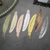 Cute Creative Golden Feather Metal Bookmark Stationery Bookmarks Book Clip Office Accessories School Supplies