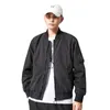 Herrjackor Autumn Men Baseball Sportswear Jacket Fashion Flight Suit Huva All-Match Boutique Clothing Simple Stylemen's