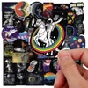 Yeni Seksi 80 PCS Dış Uzay Astronot Karikatür Graffiti Sticker Duvar Sticker SkateBoard Fridge Motosiklet Gitar Bagaj Sticker Çocuk Oyuncak