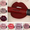 Lip Gloss Sexy Brown Matte Lipgloss Liquid Long Lasting Waterproof Cosmetic Beauty Keep 24 Hours Makeup SJT1Lip