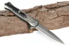 Новое прибытие FA53 вспомогательное складное нож Flipper 440C Серые титановые покрытия ручка из нержавеющей стали EDC Pocket Nogives с розничной коробкой