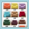 Ordf￶rande Sashes Home Textiles Garden Solid Color Sofa Sliper Non Slip Elastic Cushion Soft Co Dhjn8