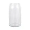Tumblers Sublimation Glas Bierbecher mit Bambusdeckel Stroh DIY Rohlinge gefrostet durchsichtige Dose Becher Wärmeübertragung 15 Unzen Eiskaffee Gläser 449 H1