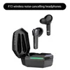 F15 bezprzewodowe słuchawki słuchawki z mikrofonem Niskie opóźnienia słuchawki w ucha LED 5HRS Playtime Touch Na słuchawki na iPhone'a Androida