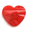 Bijoux en forme de coeur petit sac amour sac en plastique saint valentin bonbons alimentaire auto scellé sac en gros LX4899