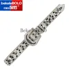 Belts Cowboy Rhinestone Belt Western Designer Skull Diamond مرصع بالنساء من الرجال جينز بوكلي Cinturones Para Hombrebelts Forb22