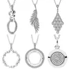 collier de plumes en argent sterling