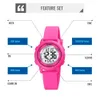 LED Licht Digitale Kinder Sport Uhren Stoppuhr Kalender Uhr 5Bar Wasserdichte Kinder Armbanduhr Für Jungen Mädchen Geschenk