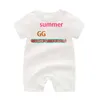2022 Newborn Brand Baby Boy Girl Ompers Cotton bodysuit Children Jumpsuit shorts Sleeve Girls Romper Kids Clothing