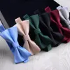 Mens bindning Butterfly Knot Man Accessories Lyxiga båge för män Cravat Formell kommersiell kostym Bröllopspresent Bowtie