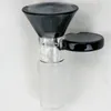 Kleurrijke roken dikke glas 14mm 18mm mannelijke gewrichtsbellen kom filter vervangbare draagbare trechter droge kruid tabaks olie rigs hookah bongs handpipes tool DHL