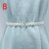 Belts Versatile Waist Belt Pearl Diamond Flower Chain Dress Women Wedding Designer Female BeltBelts