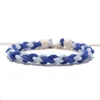 Handmade Colorful Weave Cotton Rope Bracelets For Women Men Waterproof Volcano veins Couple Bracelets Lover Friend Gift