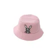 Dessin animé lapin bébé seau chapeau printemps été Animal Plaid pêcheur casquette enfants garçons filles soleil chapeaux enfants en plein air casquettes