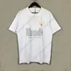 T -shirtontwerper verkoopt goed rhude oor van tarwe t -shirt mannen vrouwen hoogwaardige streetwear oversized tops hoge kwaliteit