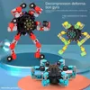leuchtende Fidget Spinners Toy Pack Fingertip Finger Hand Spinner Roboter Kreisel Spiel für Kinder Erwachsene Transformable Chain Mechanical Spiral Twister Gyro Stres
