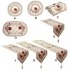 Retro Europees Pastorale geborduurde tafelkleed Doek Bloemstoffen Runner Home Kitchen Eetkamer Decoratie Decor 220615