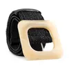 2022 Woven Elastic Stretch Waist Belts for Women Fashion Ladi Braided ny Drs Belt
