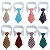 Новая домашняя галстука для собак галстук полосатый плетчака с многоцветной фальшивой воротничкой аксессуары для собак.