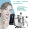 2 in 1 Fractional RF Microneedle Skin Tightening Equipment Acne Scar Removal Spa Use Radio Frequency Micro Needle Microneedling Beauty Machine With Cold Hammer