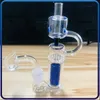 New hookah 6 inch green Mini transparent glass hookah pipe Bong with a width of 14mm