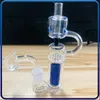 Nouveau narguilé 6 pouces vert Mini tuyau de narguilé en verre transparent Bong avec une largeur de 14mm