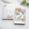 Décoration 10 pièces cadeau de carte de mariage personnalisé pour les invités avec boîte cartes d'invitation d'anniversaire 220707